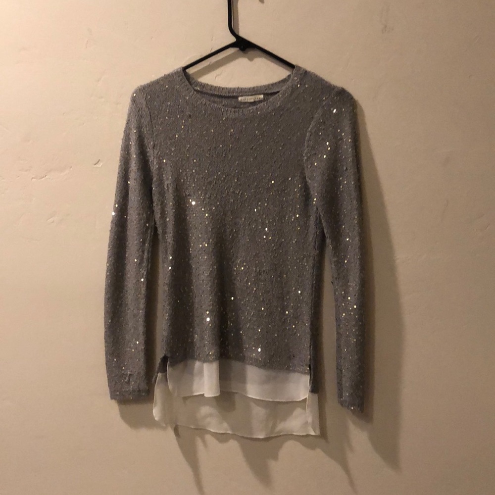 Grey sparkly Sweater